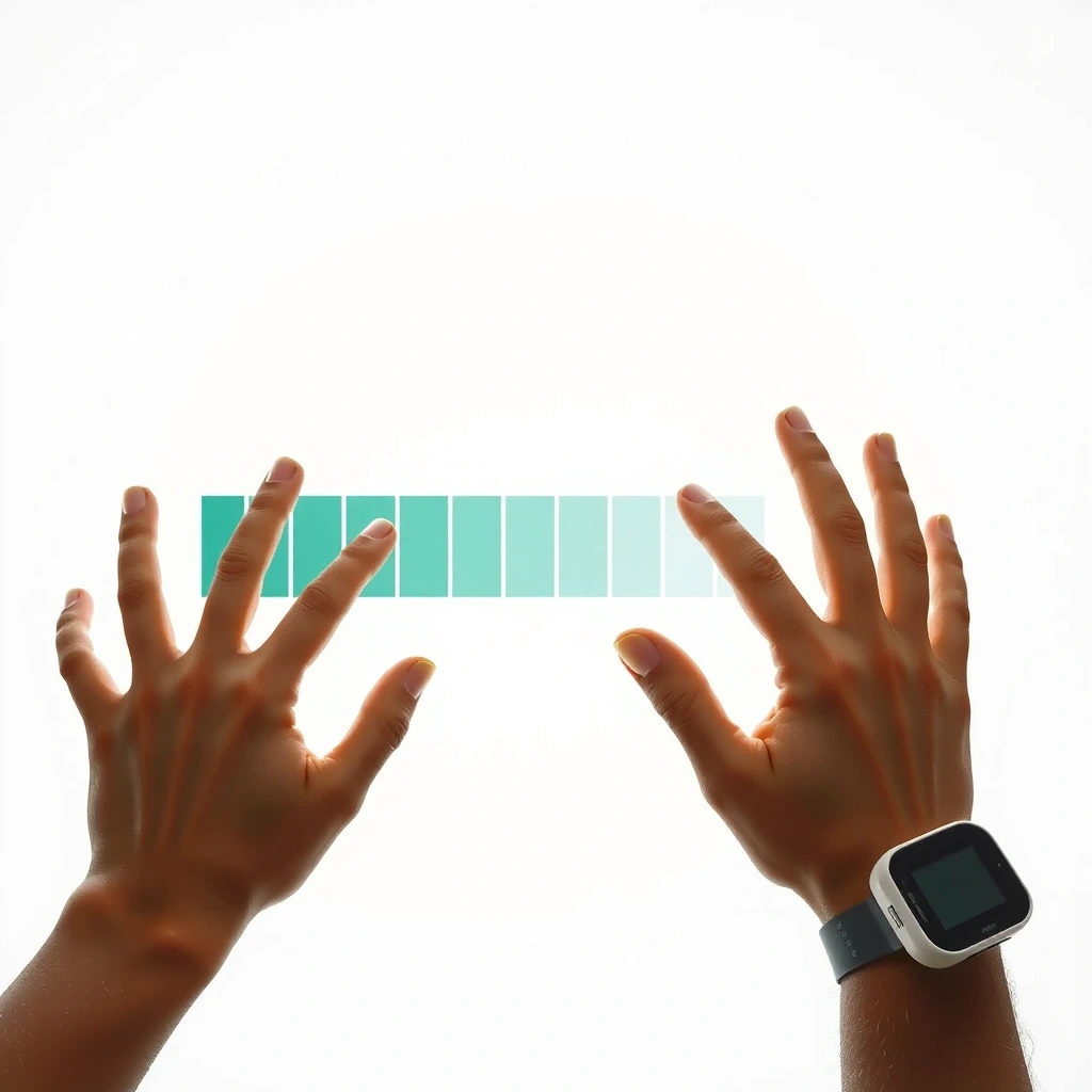 Motif abstrait représentant la stabilité glycémique